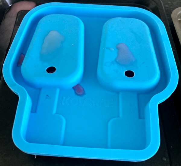 silicone popsicle mold for chokecherry popsicle