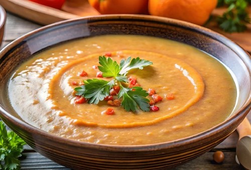 affordable meals with bone broth - lentils and rice